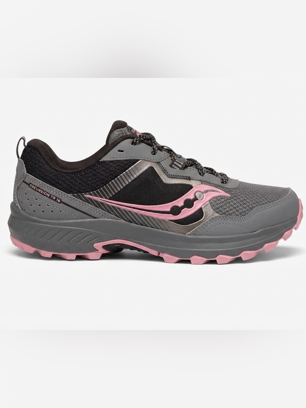 Saucony Excursion TR16 Women's Trail Running Shoes Gray Pink size 10.5W